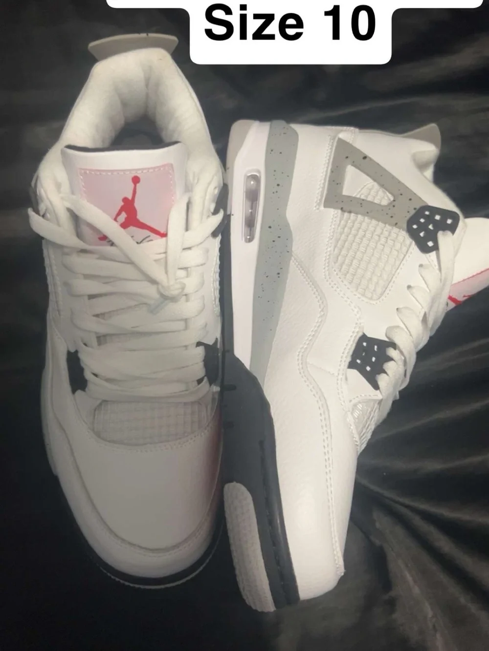 Jordan 4 White Cement. NO Box